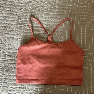 Aerie offline Rust Red Strappy Crop Top